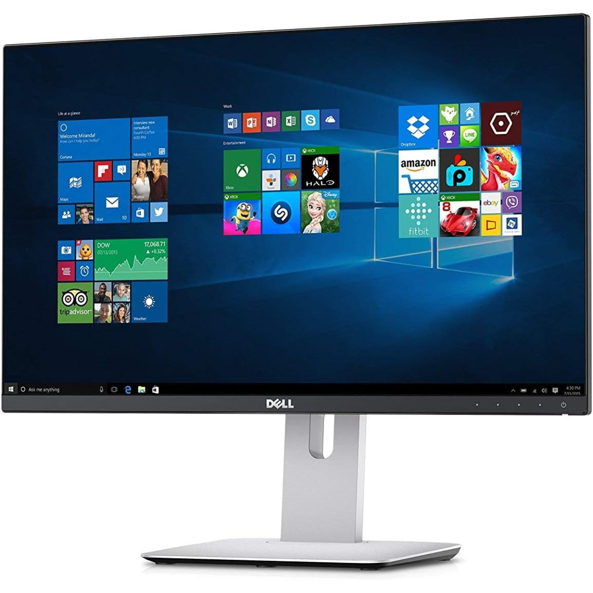 Dell Ultrasharp U2414H 24 Inch Edgeless LED Monitor (B Grade, No Stand)