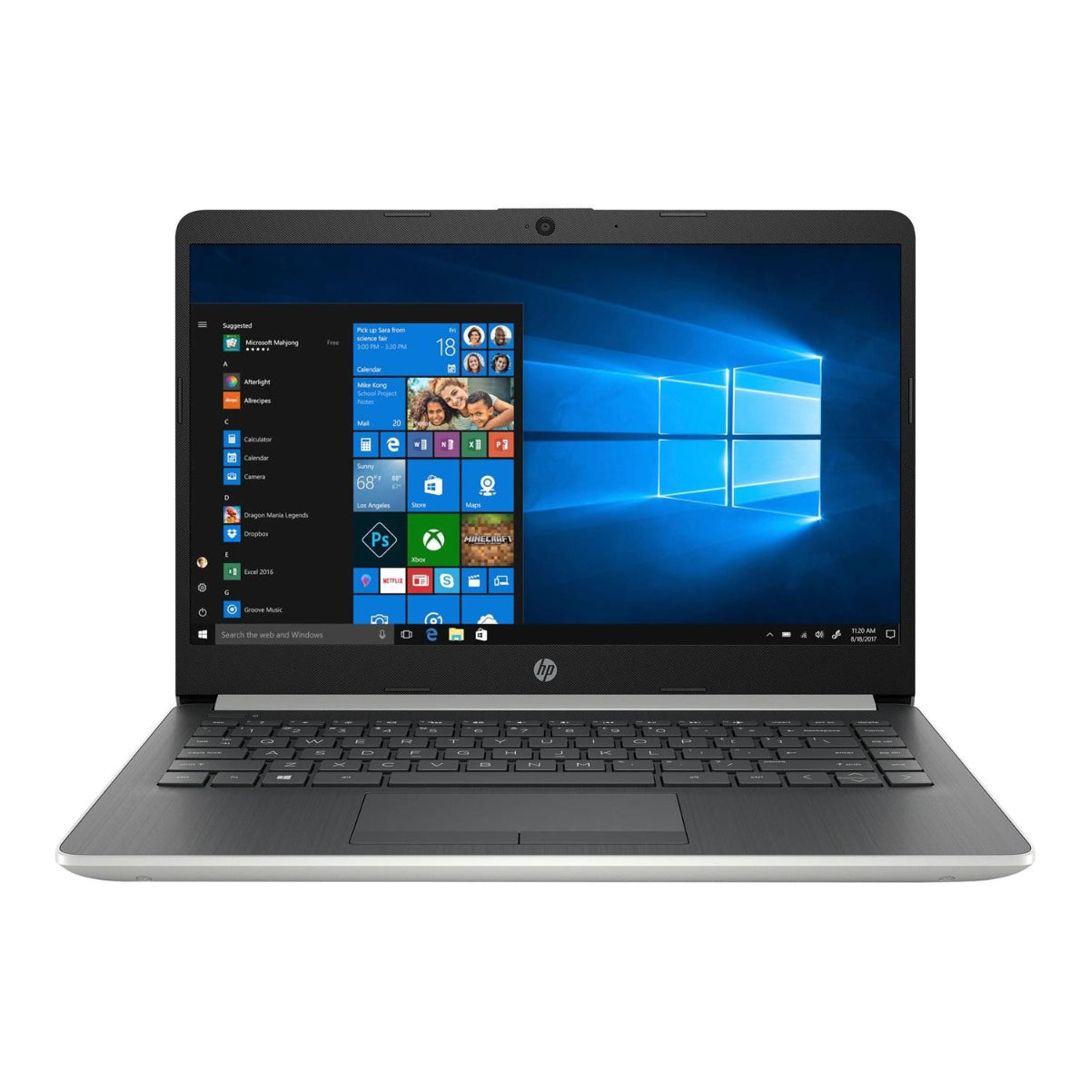 HP 14-DK0011NA AMD Ryzen 5 3500U 2.1 Ghz Quad Core Laptop (B Grade)