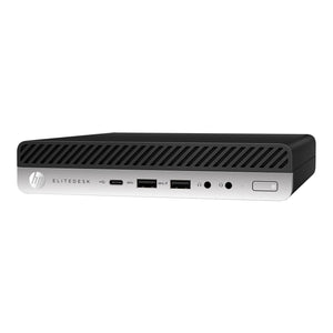 HP EliteDesk 800 G5 I3 8th Gen 3.1 Ghz Quad Core Mini PC Unit + 23 Inch Monitor