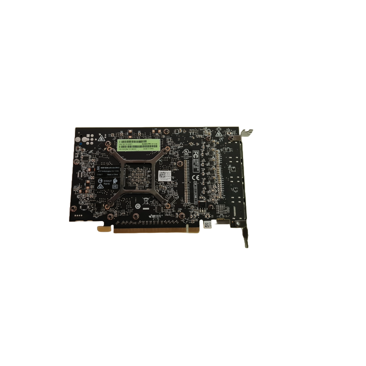 ATI Radeon Pro WX5100 8GB GDDR5 PCI-E 4 x DisplayPort Graphics Card