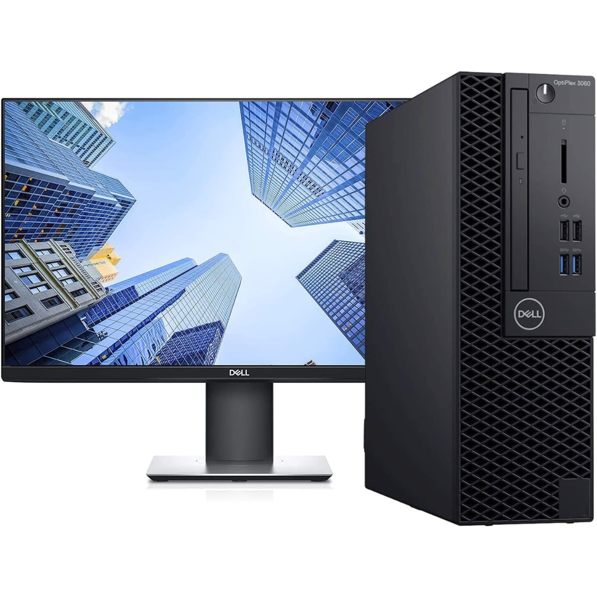 Dell Optiplex 3070 I3 9th Gen 3.6 Ghz Quad Core PC Unit + 24 Inch Monitor