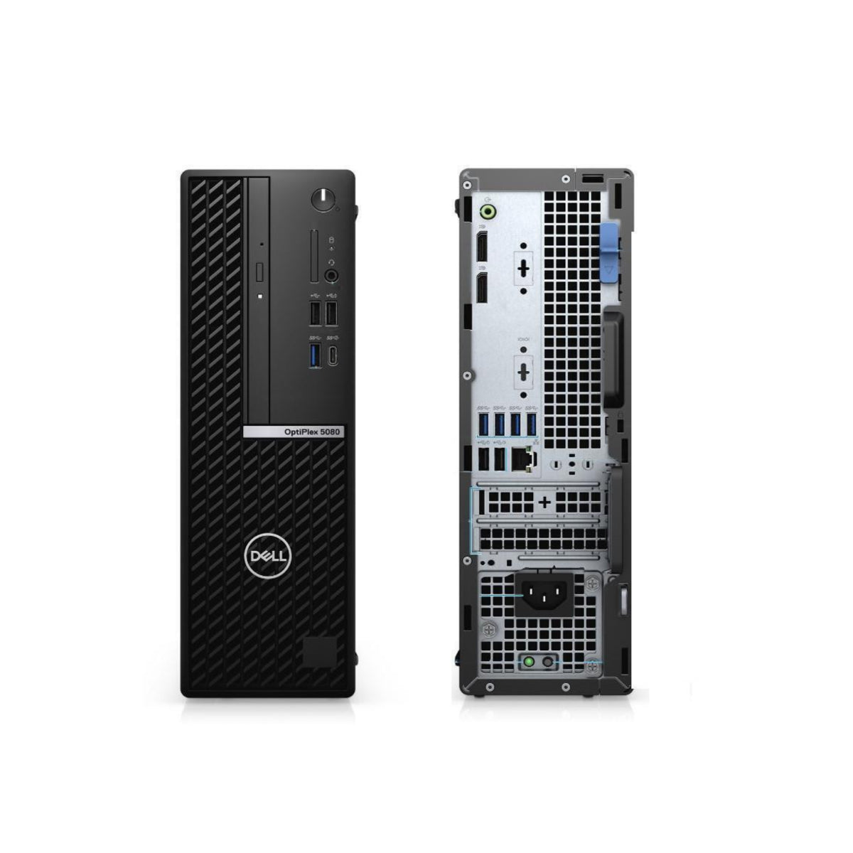 Dell Optiplex 5080 I5 10th Gen 3.1 Ghz Six Core PC Unit + 24 Inch Monitor