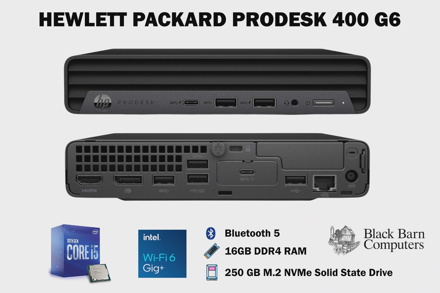 Refurbished Desktops, Used Laptops, Refurbished PCs from Black Barn